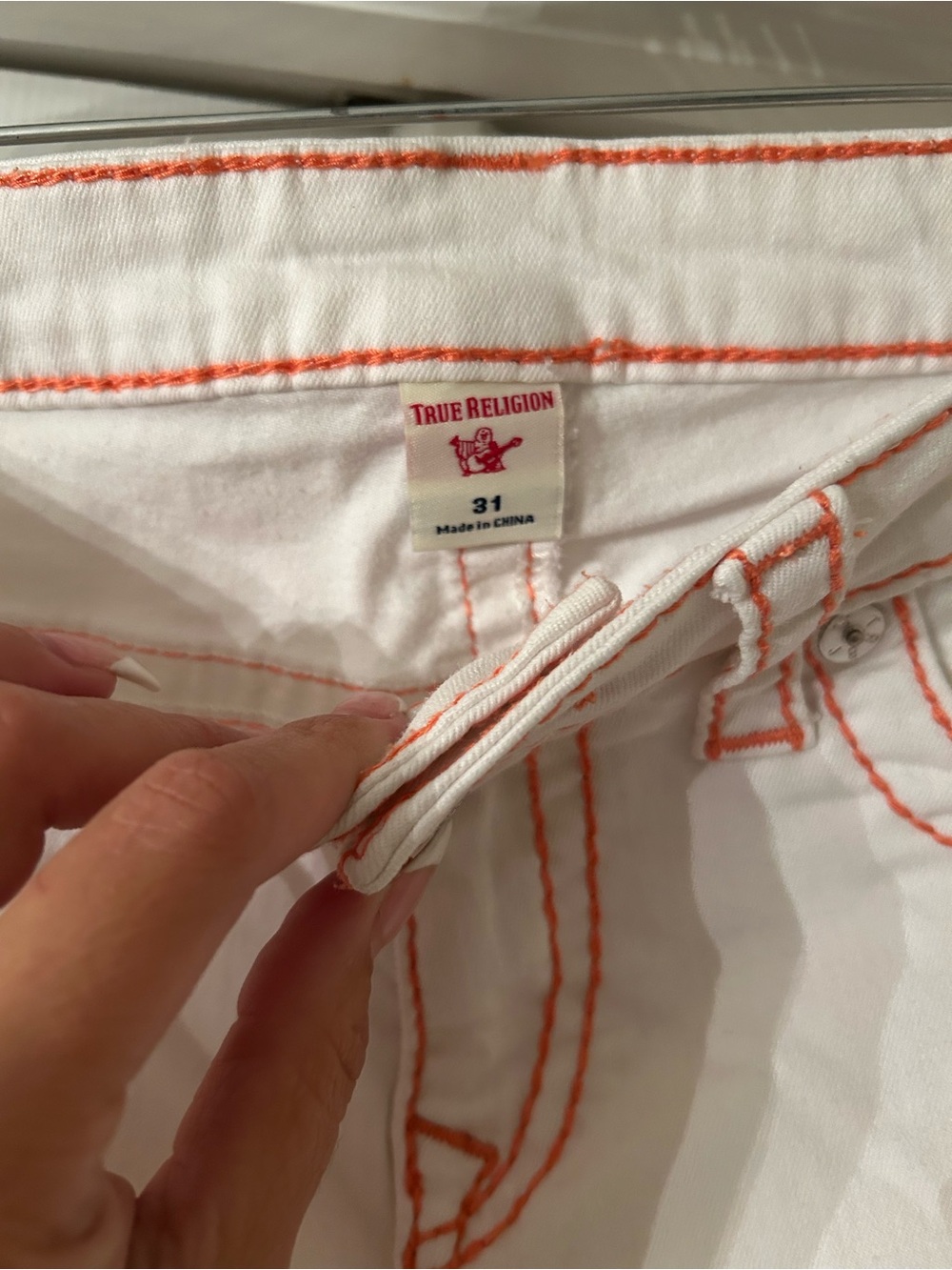 True Religion White Halle Mid Rise Super Skinny women’s Jeans - Picture 3 of 8